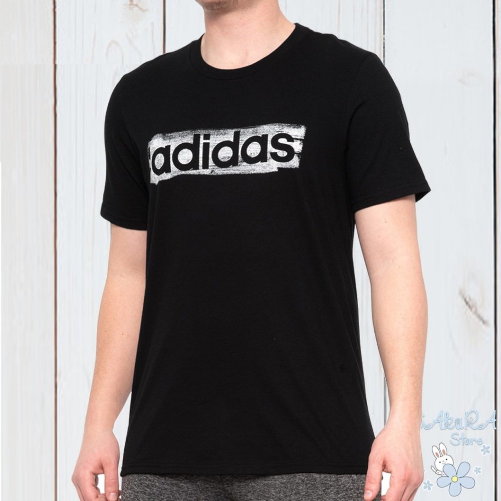 NWT ADIDAS MEN'S BLACK SHORT SLEEVE T-SHIRT